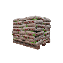 Demi palette de Granulés de bois PAULS Pellets 35 sacs - 525kg