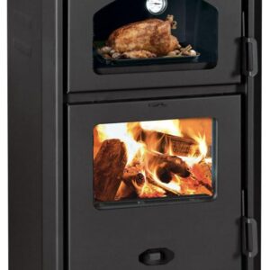 KOMIRO Wood stove with oven. Cooking stove, heating power 14kw.