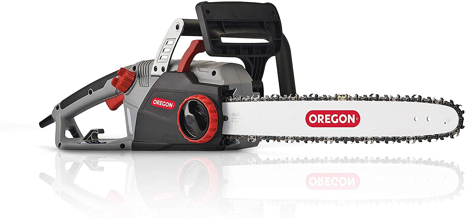 Oregon 2400W Electric Chainsaw with Automatic Sharpening – 45 cm Guide, Low Bounce, Automatic Lubrication – PowerSharp System, 3 Year Warranty (CS1500)